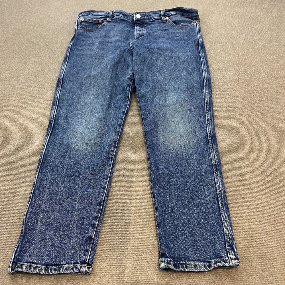 Gap 1969 Jeans Womens 34 Blue High Rise Slim Straight Denim‎ Classic Fit Pants